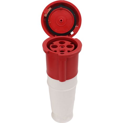 Fiche industrielle étanche 4 broches, boîtier PP anti-fuite, connecteur électrique en laiton 220V-380V (1/5)