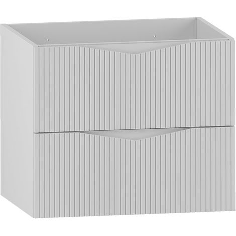 Waschtischunterschrank 60cm Tao mit 2 Schubladen, Weiß (1/5)