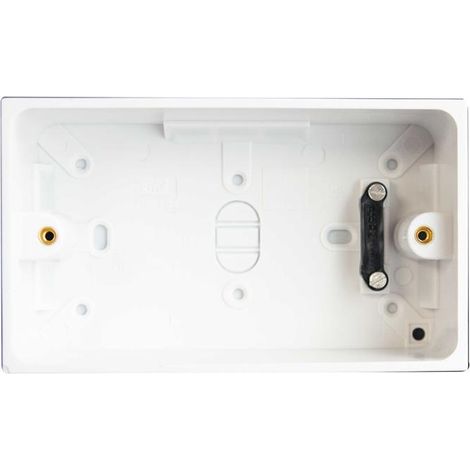 Dencon Pattress Box 2-Gang 45mm High Quality Electrical Box (1/2)