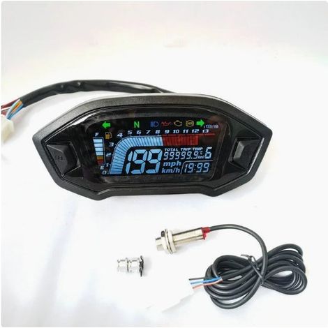 Motorradmodifikation mit M3-Farbdisplay-Armaturenbrett, hochauflösendem Instrumentenpanel, Kilometerzähler, Tachometer und Drehzahlmesser