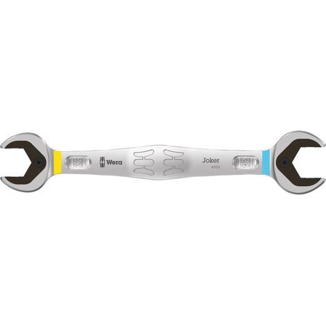 Wera 05020261001 6002 Chiave Joker a forchetta doppia, 22 - 24 x 261 mm