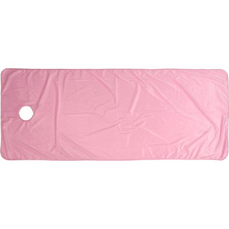 Drap de table de massage perforé rose pour salon de beauté et spa, chaud, épais et moelleux, pour femmes-AquaForge