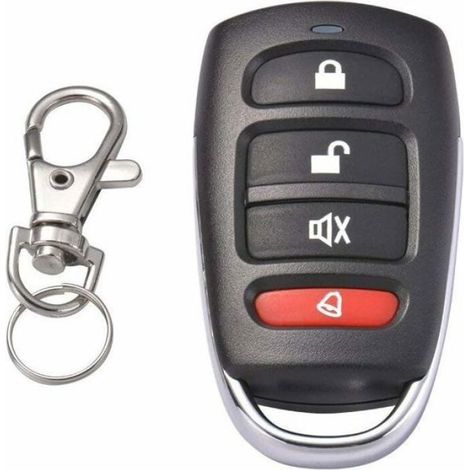 Télécommande universelle pour porte de garage - Unbrand - Lot de 2 télécommandes - Fréquence 433 MHz - 4 boutons (1/5)