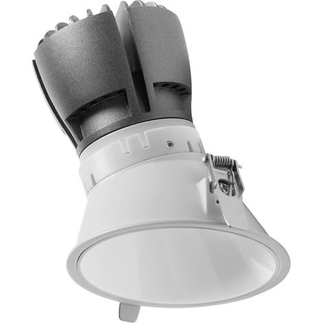 Plafonnier encastré NOK4 LED COB 12.80W 1460lm CRI80 4000K 40º - Blanc (1/4)