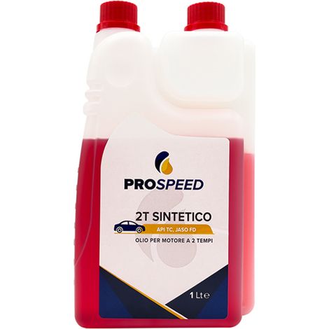 OLIO MISCELA SINTETICO MOTORI 2 TEMPI 1Lt CON DOSATORE GRADUATO PROSPEED
