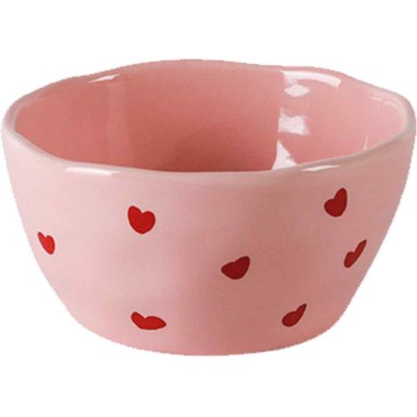 Service de table en céramique de la série Hand Peading Pattern et Tender Love, vaisselle de grande valeur pour la maison, plats à riz (1/5)