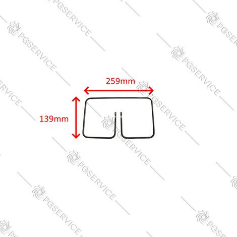 Delonghi resistenza piastra bistecchiera Grigliatutto Happy Gril Ciack HG12 CG1 (1/2)