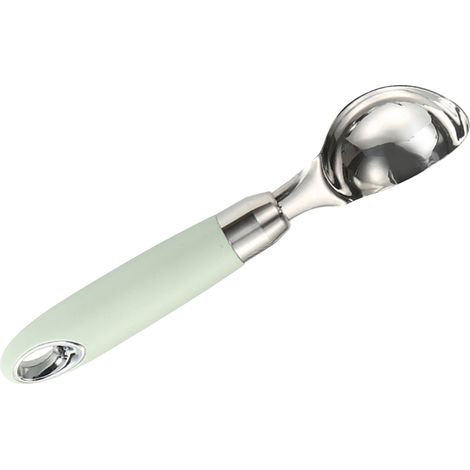 Cuillère à crème glacée lissante en acier inoxydable, trou de suspension, Cupcake multifonction pour la cuisine à domicile, café et Bar. (1/5)