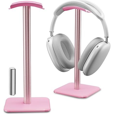 Support Casque [Base lestée et Hauteur Plus élevée], Support pour écouteurs de Bureau Universel pour Tous Les Casques de Jeu/écouteurs de Bureau (1/4)