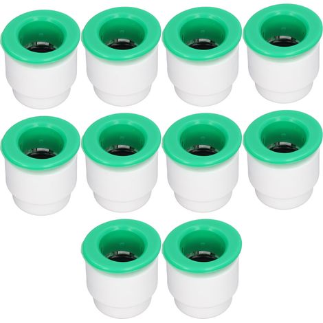 Bouchon de tuyau PPR amovible 20mm/0.8in, résistant à la corrosion, lot de 10, pour irrigation, bouchon d'extrémité de tube (1/5)