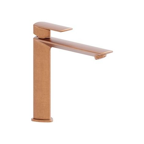Lavabo Profilo Medium Avec Vidage Up&D Laiton Or Rose Brosse Robinetterie PROFILO - CRISTINA ONDYNA PF22734P