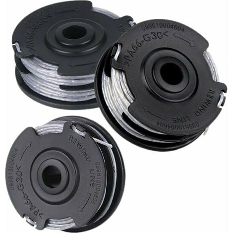 3er-Set Spulen für Bosch Freischneider Art 24 27 30 30-36 Li 18 M 1,65 mm..DEBUNS