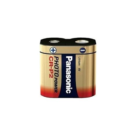 Panasonic – Pile Lithium 6V 1,6Ah – Pile bouton pour appareils photo – Technologie Lithium – 36mm de hauteur – 38g