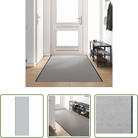 Tapis de porte - Tapis d'entrée Autre Gris et Noir 120 x 350 cm (1/5)