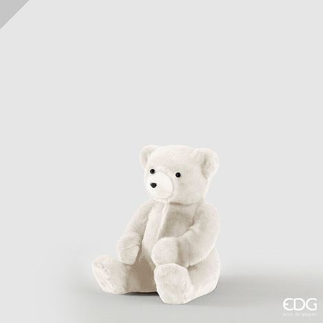 EDG Enzo De Gasperi Decoro Orsetto White 31x27xH36 cm – Decorazione di Natale (1/2)