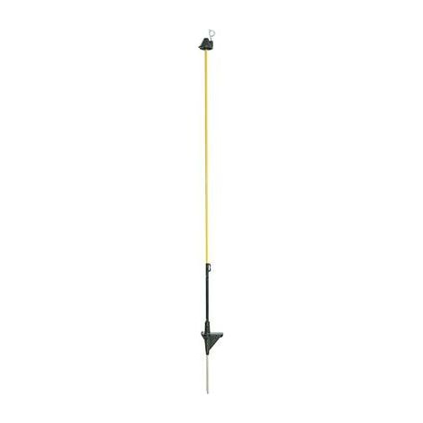Kerbl Pali per recinzione gialli in fibra di vetro 106-154 cm