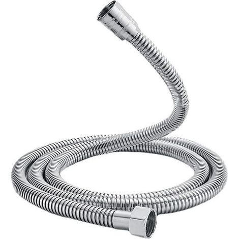 Flexible de douche universel (G1/2 pouces,3M), flexible de douche anti-torsion et anti-vrillage, acier inoxydable/chrom (1/5)