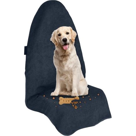 Housse universelle pour siège avant de voiture, imperméable, antidérapante et absorbante, lavable en machine. Fabriquée en tissu éponge confortable, cette housse/protection est idéale pour le fitness. (1/5)