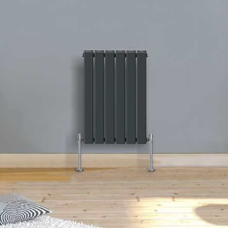 Warmehaus Horizontal Radiator Flat 600 x 410mm Double Anthracite (1/5)
