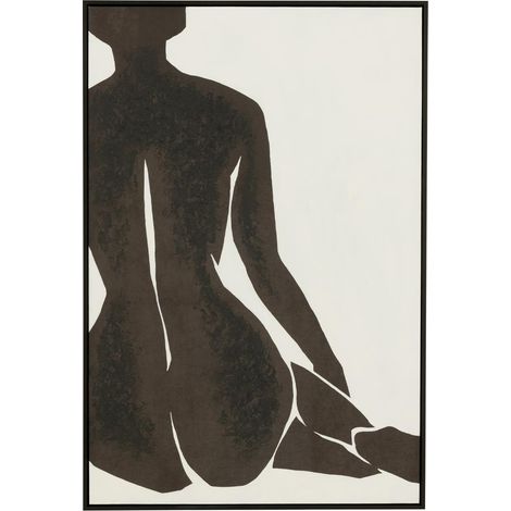 Tableau Déco "Joy" 83x123cm Noir & Blanc (1/5)