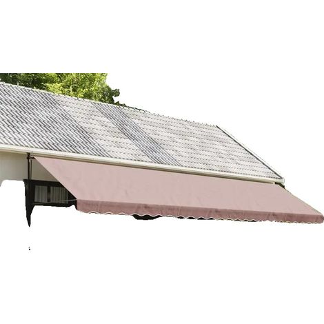 Parasol, Poly Coton Durable, Opération Manuelle, Brun (1/2)