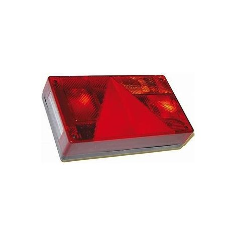 Fanale posteriore alogeno destro 6 funzioni 235x135mm (1/2)