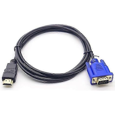 Câble adaptateur HDMI vers VGA 1080p, 1,8 m (puce non incluse) (1/3)