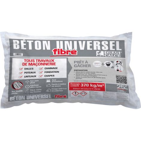 Béton Fibré Universel - Laterlite (Sac de 25 kg)
