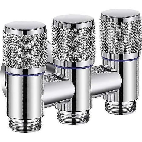 Robinet d'arrivée d'eau en acier inoxydable pour salle de bain, balcon et cuisine. Raccords pour WC et salle de bain. style 1 (1/5)