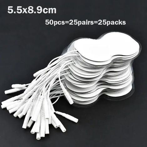 100/50/30/20 TENS/EMS gel electrodes for muscle and nerve stimulator (ref. 00485) - AquaForge