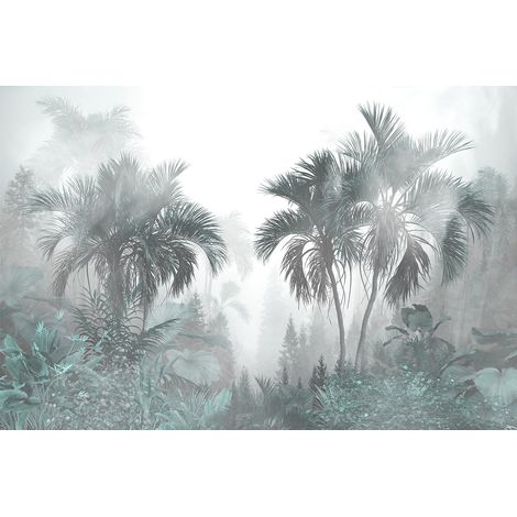 Papier peint panoramique - Forêt Tropicale - 130 cm x 87 cm (1/2)