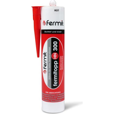 Fermitopp HN 300 Brandschutzsilikon B1, Kartusche mit 310 ml - rot (1/3)