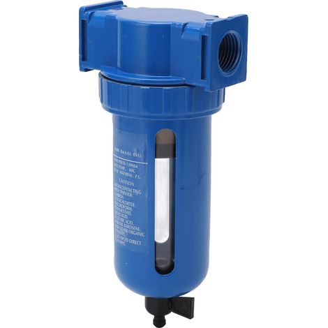 Filtre à air comprimé purge manuelle laiton inox haute dureté séparateur d'eau compresseur 3/8 NPT (1/5)