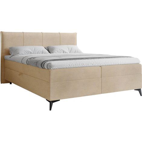 Lit boxspring Viter, Vibe 07, Double, Continental, 160x200, Tissu, Disponible, 176x213x107cm (1/5)