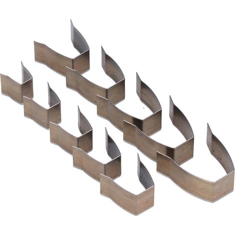 Ensemble de 10 pièces pour la découpe du cuir, outil de perforation pour bracelet de montre et ceinture en cuir avec quatre coins. (1/5)