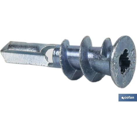 Pack mit 100 ZAMAK 13X37 PLATTENANKERN