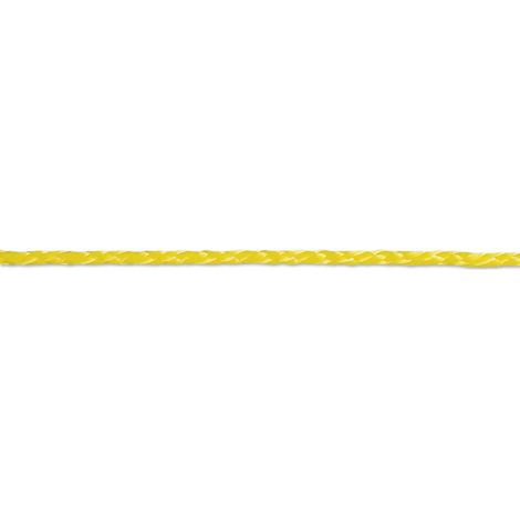 Bobine de Corde en Polypropylène Tressée 100 kg Ø 2,8 mm x 200 m Jaune