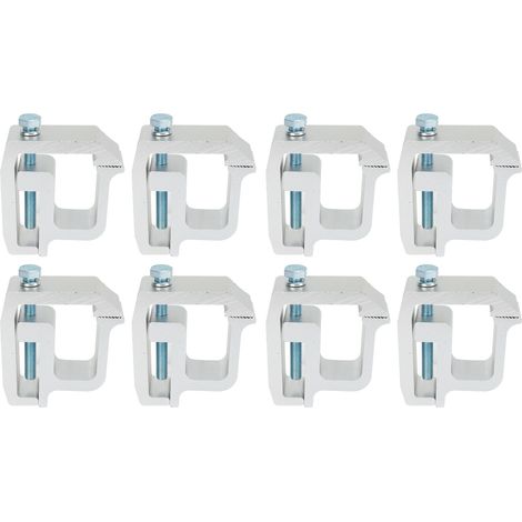 16 LKW-Ladeflächen-Befestigungsclips, Wohnmobil-Befestigungsclips, Ersatz für Chevy Silverado 1500, 2500, 3500, Silber (1/5)