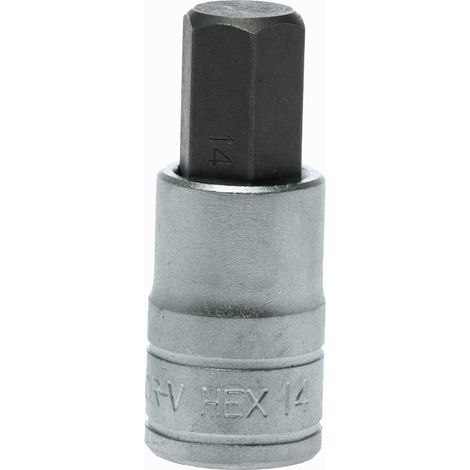 Llave de vaso 1/2´´. Vaso corto para agujeros hexagonales interiores 14mm TENGTOOLS 68200807 (1/2)