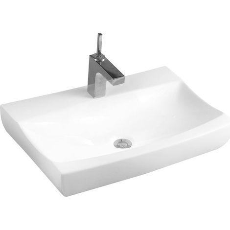Mexen Sally Aufsatzwaschbecken 62 x 40 cm, Weiß - 21076200