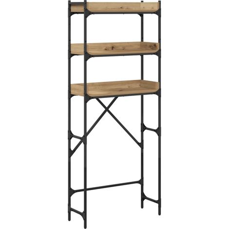 Estante para lavadora Roble artisan 67 x 25 x 163 cm vidaXL (1/5)