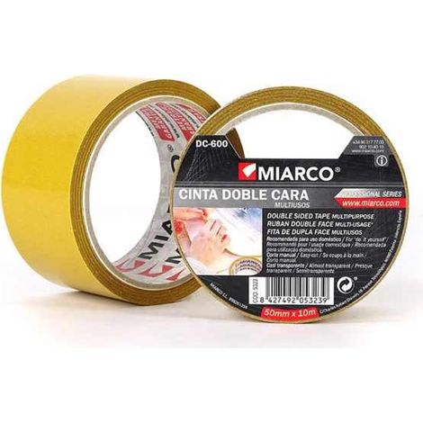 CINTA ADHESIVO 2 CARAS 5025M 1231 MIARCO