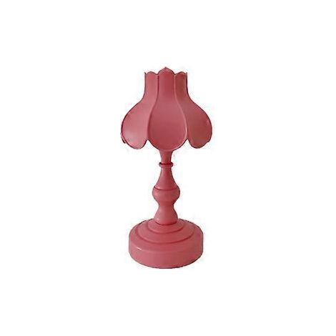 Retro-Schreibtischlampe mit Lotusblatt-Motiv, raffiniert und schön, 3 Lichtquellen, kleine Tischlampe für Mädchenzimmer