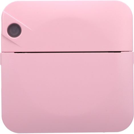 Mini imprimante thermique Bluetooth sans encre, portable et étiqueteuse de poche avec application pour photos et notes (rose). (1/5)