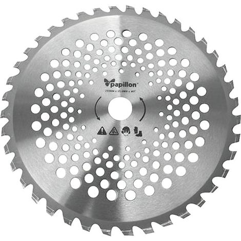 Universal-Benzin-Freischneiderscheibe 40 Zähne Ø 255 mm.