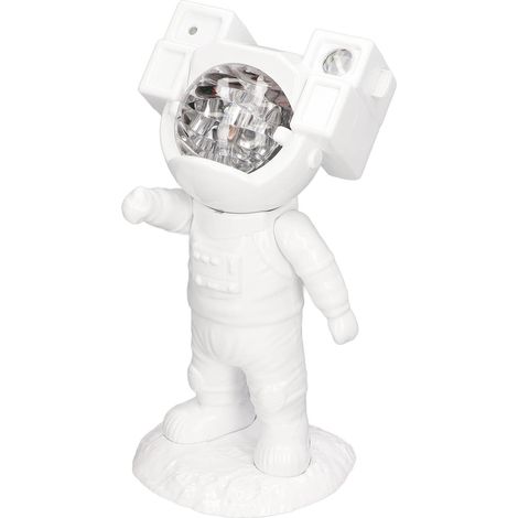 Lampe projecteur astronaute aurore boréale ciel étoilé, veilleuse USB rotative pour tête (1/5)
