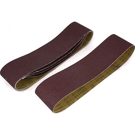 5 pièces. Schleifgeräte-Zubehör 915x100mm 40 Grit Polierenband Holzbearbeitung Schleifbänder (1/2)