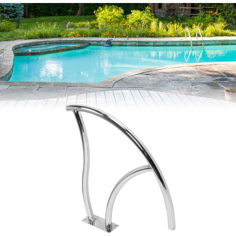 Mainsculpt Pool-Handlauf – 113 cm Edelstahl 304 Pool-Treppen-Sicherheitsstange