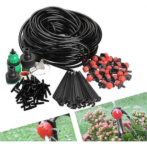 Système d'irrigation de 25 mètres, kit d'irrigation micro-goutte à goutte (1/3)