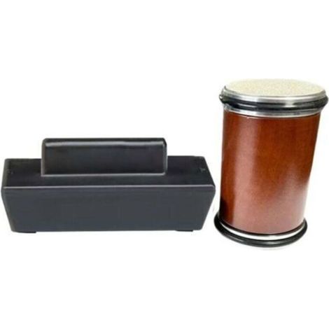Aiguisoir Roulant pour Couteaux – Système Diamant & Céramique, Angle Réglable Magnétique, Compact, Brun (1/4)